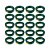 KIT 20 UN ARAME GALVANIZADO REVEST PVC VERDE VONDER1KG BWG20 - Imagem 1