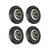 KIT 4 UN RODA CARGO SPEED 4.00-8 200KG ROL.ESFERA 1" 4 LONAS - Imagem 1