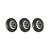 KIT 3 UN RODA CARGO SPEED 4.00-8 200KG ROL.ESFERA 1" 4 LONAS - Imagem 1