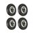 KIT 4 UN RODA CARGO SPEED 4.00-8 ROL.ESFERA 1" 200KG 4 LONAS - Imagem 1