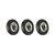 KIT 3 UN RODA CARGO SPEED 4.00-8 ROL.ESFERA 1" 200KG 4 LONAS - Imagem 1