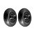 KIT 2 UN RODA MACIÇA PU 3.50-8  ROL.ROLETE 1" ARO AÇO 150KG - Imagem 1