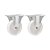 KIT 2 UN RODÍZIO RODA FIXO NYLON AÇO ZINCADO 4" 101MM 130KG - Imagem 1
