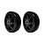 KIT 2 UN RODA PVC PRETO 5 POL 110KG PARA RODÍZIO - Imagem 1