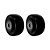 KIT 2 UN RODA PVC PRETO 2 POL 50KG PARA RODÍZIO - Imagem 1