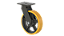 RODÍZIO POLIURETANO FERRO GIRATÓRIO GMPX123PE 1400KG 12X3 - Imagem 1