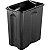 LIXEIRA RETANGULAR 5 LITROS INOX BRANCA VONDER - Imagem 3