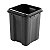 LIXEIRA RETANGULAR 3 LITROS INOX CINZA VONDER - Imagem 3
