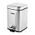 LIXEIRA RETANGULAR 3 LITROS INOX CINZA VONDER - Imagem 1