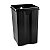 LIXEIRA RETANGULAR 20 LITROS INOX BRANCA VONDER - Imagem 3