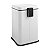 LIXEIRA RETANGULAR 20 LITROS INOX BRANCA VONDER - Imagem 2