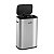 LIXEIRA RETANGULAR 55L INOX C/ SENSOR DE ABERTURA VONDER - Imagem 2