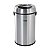 LIXEIRA REDONDA 65 LITROS INOX CINZA SEM TAMPA VONDER - Imagem 2