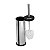 LIXEIRA REDONDA 5 LITROS INOX CINZA COM ESCOVA VONDER - Imagem 3