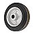 RODA 4" BORRACHA PRETA EIXO 7/16" ROL. ROLETE 88KG VONDER - Imagem 2