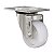 RODÍZIO GIRATÓRIO NYLON GL 312 NTT INOX 150KG SCHIOPPA - Imagem 1