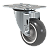 KIT 8 RODÍZIO GIRATÓRIO PVC CINZA GL 312 BP SM 60KG SCHIOPPA - Imagem 2