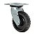 KIT 5 RODÍZIO GIRATÓRIO BORRACHA ATÓXICA GS 62 STRE 250KG - Imagem 2