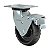 KIT16 RODÍZIO FIXO GIRATÓRIO FREIO BORRACHA ATÓXICA 62 250KG - Imagem 3