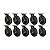 KIT 10 RODÍZIO GIRATÓRIO PNEUMÁTICO GPCX 3258 PCE 200KG - Imagem 1