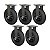 KIT 5 RODÍZIO FIXO PNEUMÁTICO FPCX 3258 PCE 200KG - Imagem 1