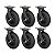 KIT 6 RODÍZIO GIRATÓRIO PNEUMÁTICO GPCX 3258 PCE 200KG - Imagem 1