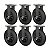 KIT 6 RODÍZIO FIXO PNEUMÁTICO FPCX 3258 PCE  200KG - Imagem 1