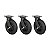 KIT 3 RODÍZIO GIRATÓRIO PNEUMÁTICO GPCX 3258 PCE 200KG - Imagem 1