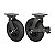 KIT 2 RODÍZIO GIRATÓRIO FREIO PNEUMÁTICO GPCX 3258 PCE 200KG - Imagem 1