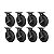 KIT 8 RODÍZIO GIRATÓRIO PNEUMÁTICO GPCX 3258 PCE 200KG - Imagem 1
