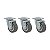 KIT 3 RODÍZIO GIRATÓRIO GLAP 210 BP 40KG SM SCHIOPPA - Imagem 1