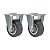 KIT 2 RODÍZIO FIXO FLAP 210 BP 40KG SM SCHIOPPA - Imagem 1