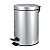 LIXEIRA REDONDA 5 LITROS INOX CINZA VONDER - Imagem 1