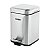 LIXEIRA RETANGULAR 3 LITROS INOX CINZA VONDER - Imagem 1