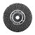 ESCOVA CIRCULAR DE AÇO ONDULADA 6" X 1/2" X 5/8" VONDER - Imagem 2