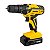 PARAFUSADEIRA FURADEIRA IMPACTO BATERIA 12V KIT C/74PCS VD - Imagem 1