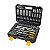 JOGO SOQUETES PONTEIRAS ENCAIXE 1/2" 1/4"C/CATRACA 108PCS VD - Imagem 2