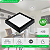Painel de Led Preto 18w Quadrado Sobrepor Bivolt Taschibra - Imagem 6