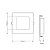 Painel De Led 18w Embutir Recuado Quadrado Bivolt Taschibra - Imagem 7