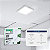 Painel de Led Quadrado 12W Sobrepor Branco Bivolt Taschibra - Imagem 5
