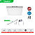 Painel de Led Quadrado 12W Sobrepor Branco Bivolt Taschibra - Imagem 6