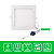 Painel de Led Quadrado 12W Embutir Branco Bivolt Taschibra - Imagem 4