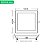 Painel de Led Quadrado 12W Embutir Branco Bivolt Taschibra - Imagem 9