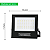 Refletor Led 50W Taschibra TR Slim Carcaça Preto Bivolt - Imagem 8