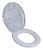Assento Sanitário Almofadado Oval Branco Marmorizado Astra - Imagem 6