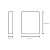 Arandela Led Taschibra Quadre 4W Preto IP65 Bivolt - Imagem 3