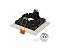 Spot Recuado De Embutir Mr16 Conecta Branco E Preto Quadrado Taschibra - Imagem 3