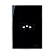 Tomada Preto 20A 2P+T com Placa 4x2'' Sleek Ebony Margirius - Imagem 1
