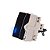 Interruptor Triplo Simples Com Luz Preto Sleek Ebony 10A 250V Com Placa 4x2'' Margirius - Imagem 2
