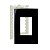 Interruptor Triplo Simples Com Luz Preto Sleek Ebony 10A 250V Com Placa 4x2'' Margirius - Imagem 3